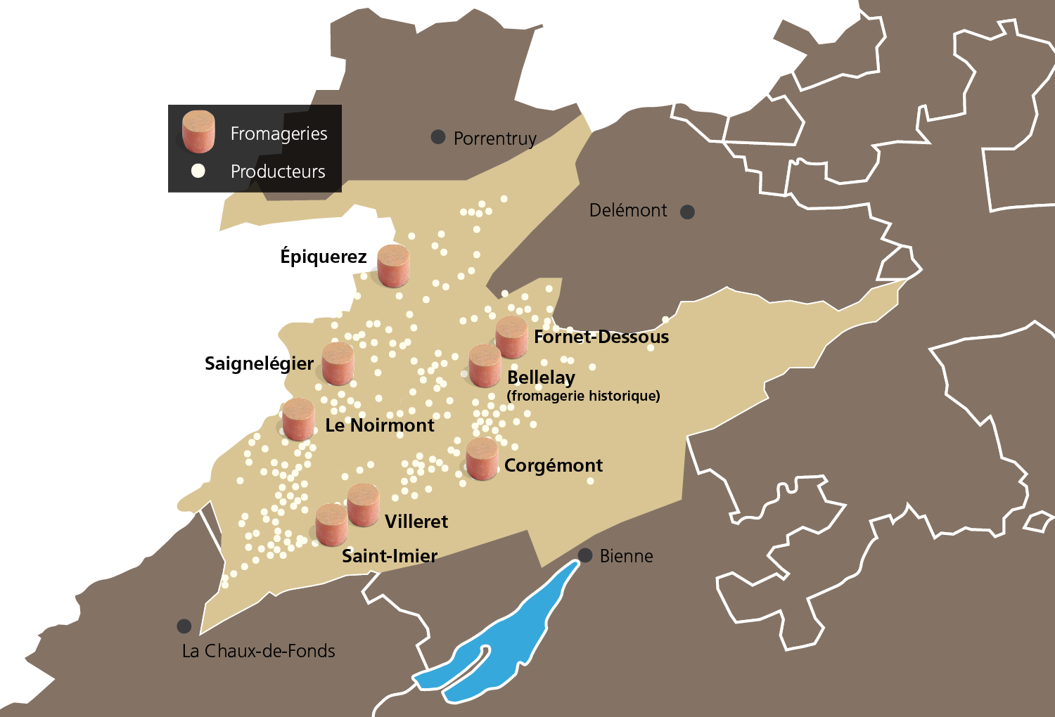 La filière Tête de Moine AOP