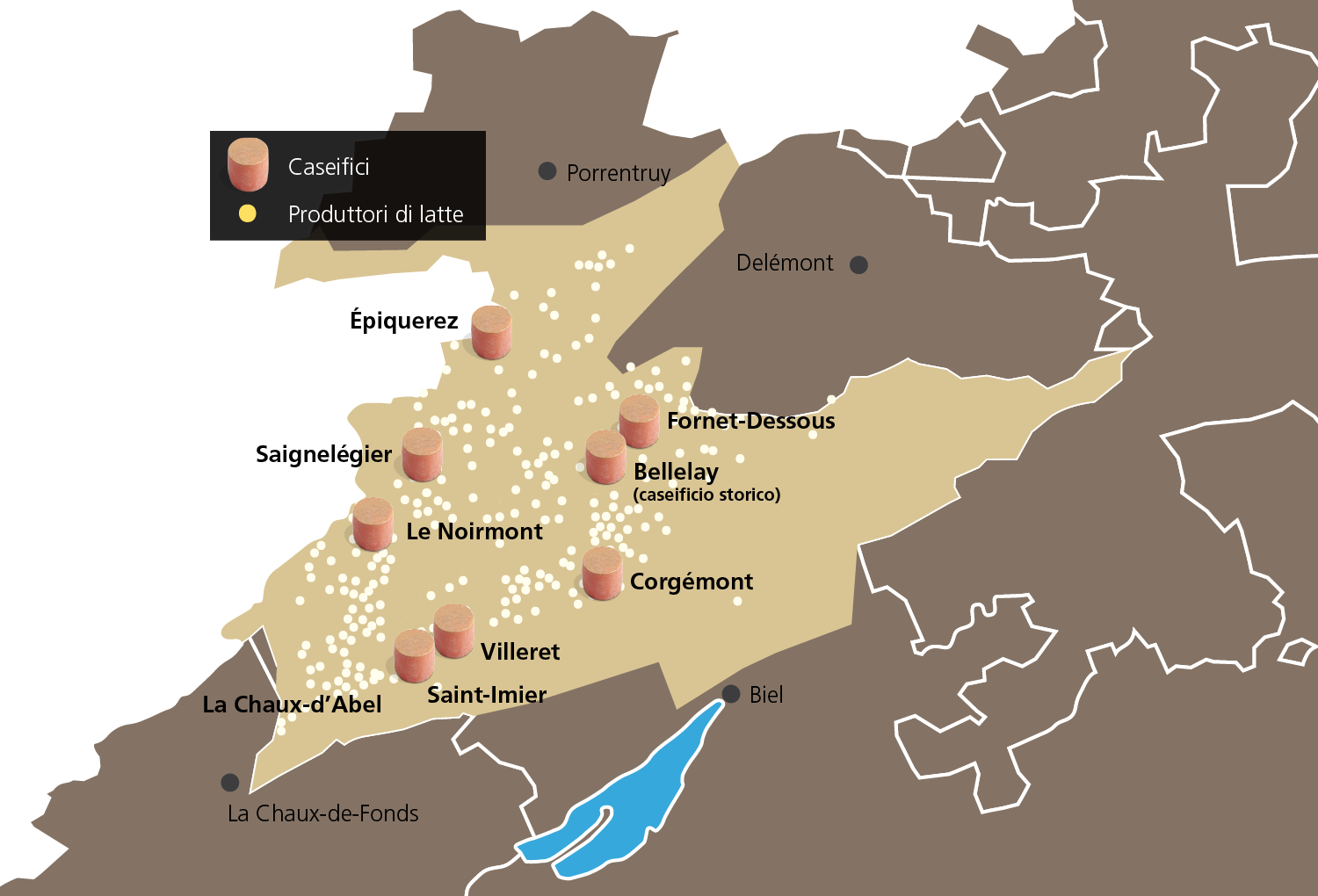 Il settore Tête de Moine DOP